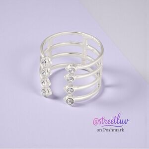 Stella & Dot Gemini Stacking Ring — Silver